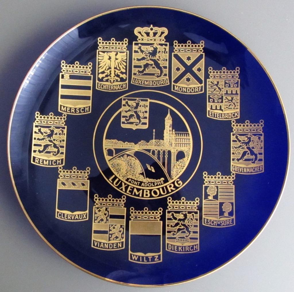 Decoratief souvenir bord "Luxembourg", Maison & Meubles, Enlèvement ou Envoi, Comme neuf