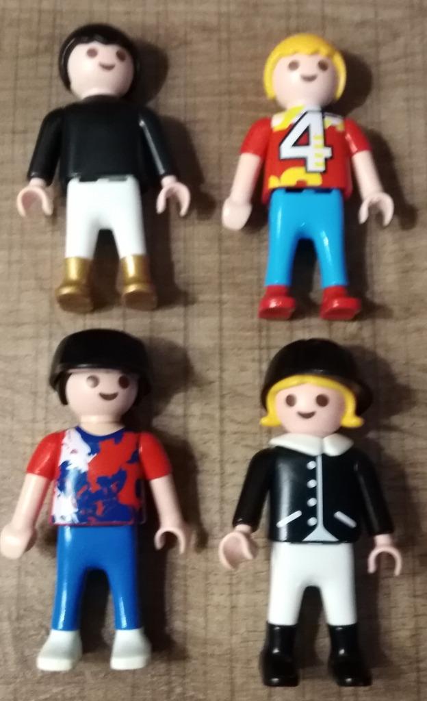 4 Playmobil kindjes (jaren '90), Ophalen of Verzenden, Zo goed als nieuw, Los Playmobil