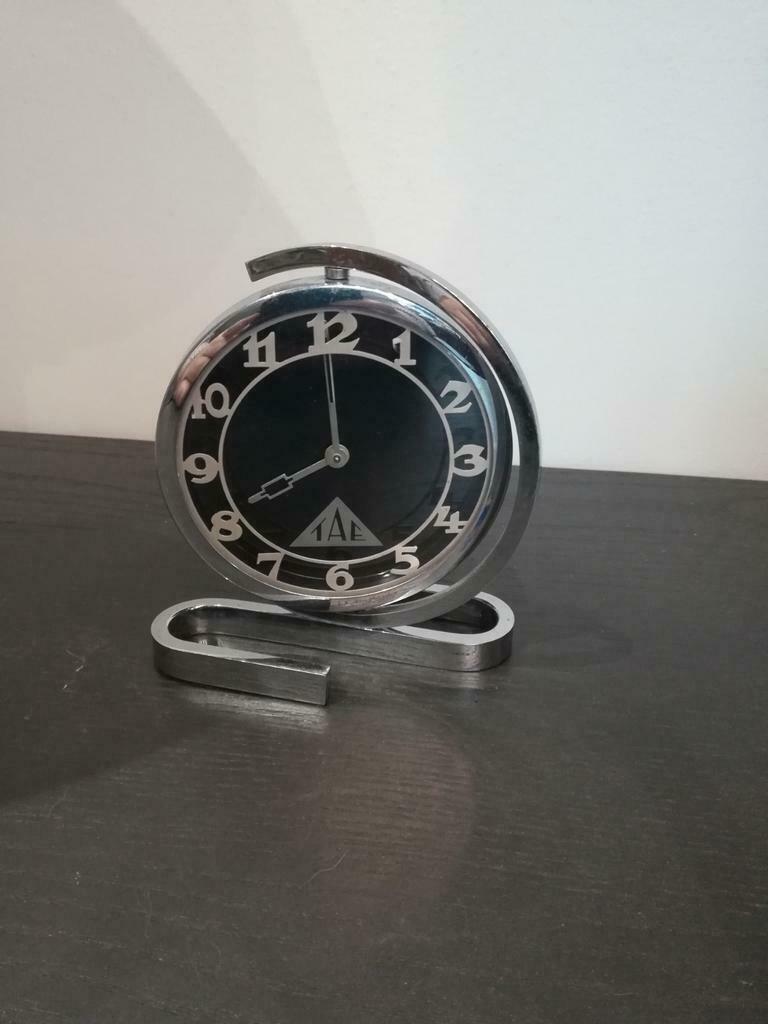 Vintage draaibaar alu klokje, Ophalen of Verzenden, Gebruikt