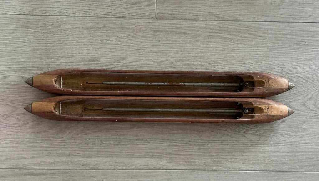 Oude schietspoelen van weverij, Antiek en Kunst, Ophalen