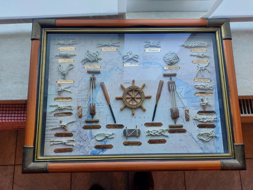 Knopen zeilboten scheepvaart kunst, Ophalen