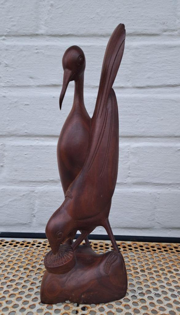 oiseaux figurines en bois, Enlèvement ou Envoi, Comme neuf, Animal