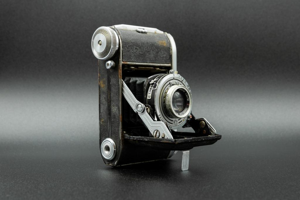 Balda Baldinette Westar 50mm f3.5 C - Prontor-SV + Etui cuir, Enlèvement ou Envoi, Utilisé