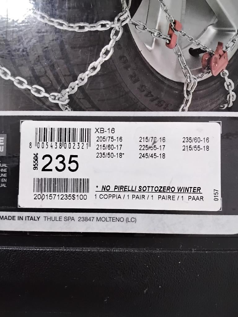Sneeuwkettingen Thule XB-16, Ophalen, Nieuw