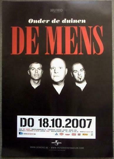 affiche/affiche - De Mens - sous les dunes (60x42 cm), Services & Professionnels, Musiciens, Artistes & DJ