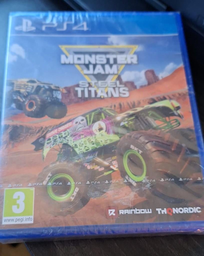Playstation4 Monster Jam Steel Titans, Games en Spelcomputers, Games | Sony PlayStation 4, Ophalen of Verzenden, Nieuw