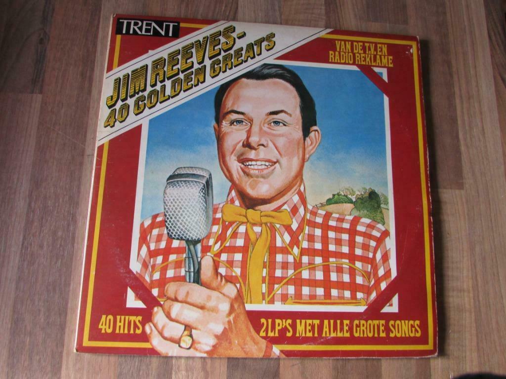 JIM REEVES, 40 Golden Greats, Dubbel LP, Verzenden, Gebruikt, 12 inch