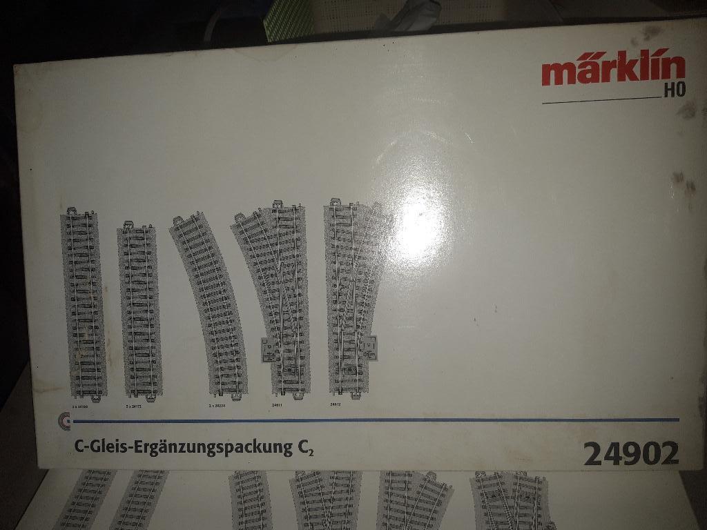 marklin uitbreidingsets c rails  24902 sets beschikbaar 5, Enlèvement, Comme neuf, Rails, Märklin