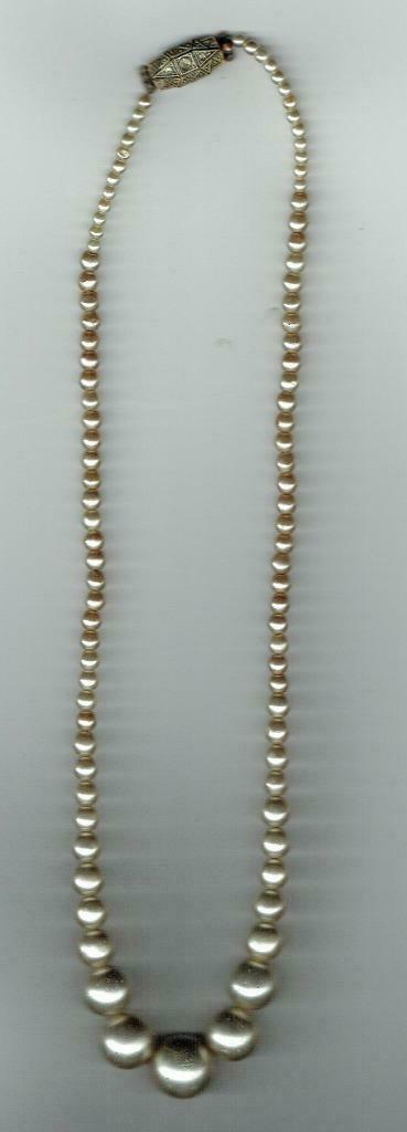 Collier avec perles fantaisie (Bijou 0013), Bijoux, Sacs & Beauté, Colliers, Enlèvement ou Envoi, Synthétique, Utilisé, Avec strass