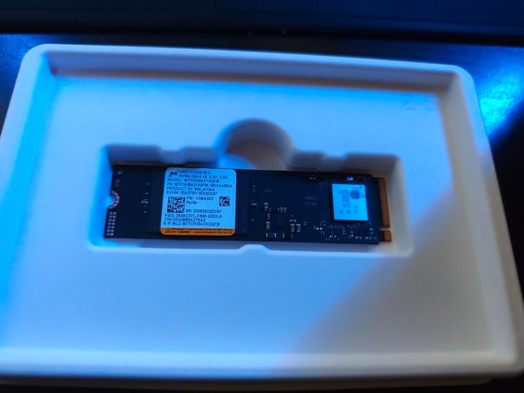 SSD DE 512GB M.2 EN PRFAIT ÉTAT, Enlèvement