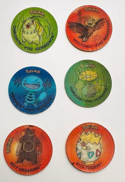 FLIPPOS POKÉMON POG 2001 NINTENDO LENSVORMIG, Verzamelen, Flippo's, Losse flippo's, Ophalen