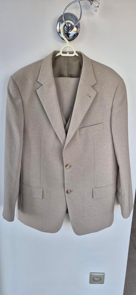 Costume 3 pièces homme taille 50, Vêtements | Hommes, Enlèvement, Comme neuf, Taille 48/50 (M), Beige