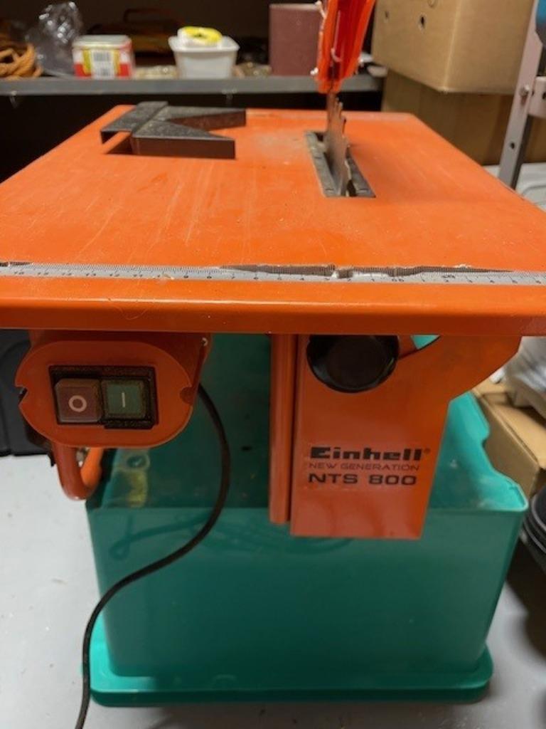 zaag, Bricolage & Construction, 600 à 1200 watts, Einhell, Enlèvement, Utilisé