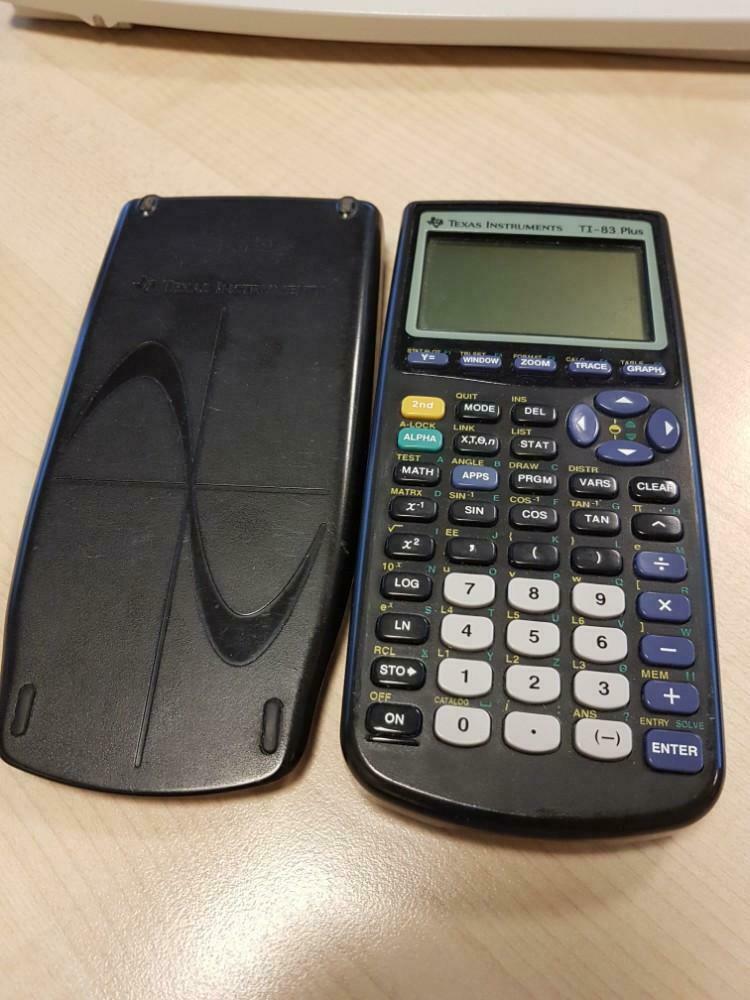 Rekenmachine Texas instruments TI 83 plus, Ophalen, Gebruikt