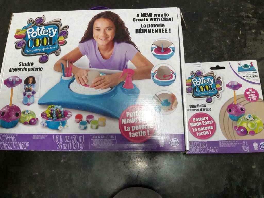 Pottery cool met pakje klei, Ophalen, Gebruikt, Knutselen