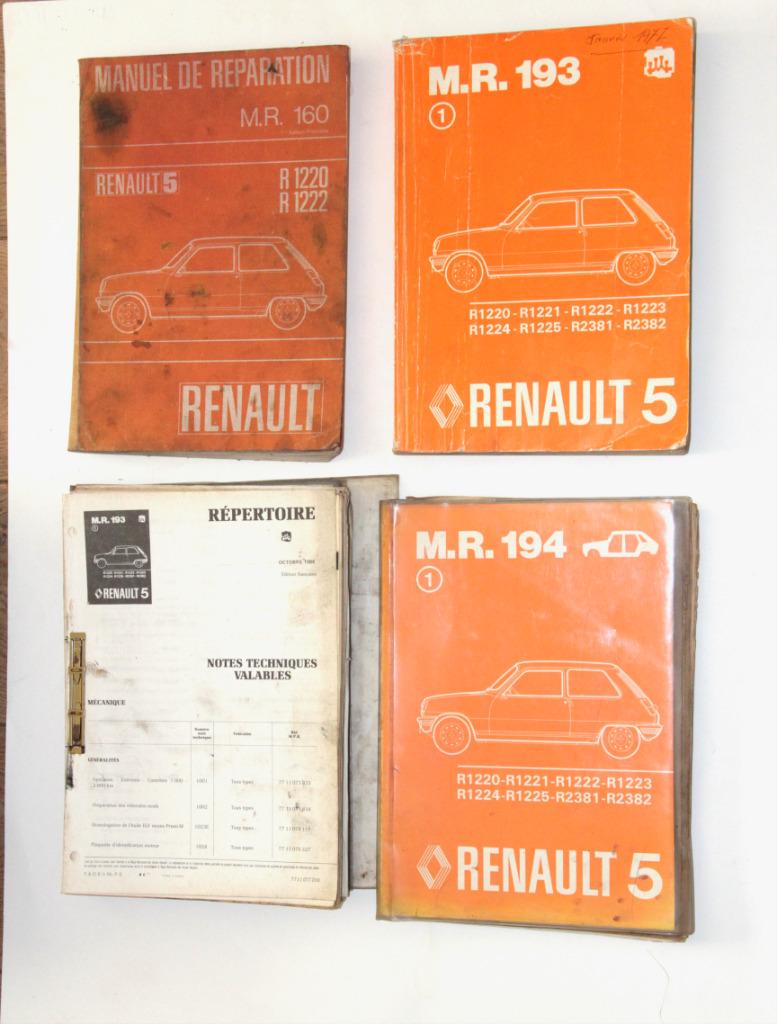 werkplaatshandboeken RENAULT 5 jaren 70, Ophalen of Verzenden