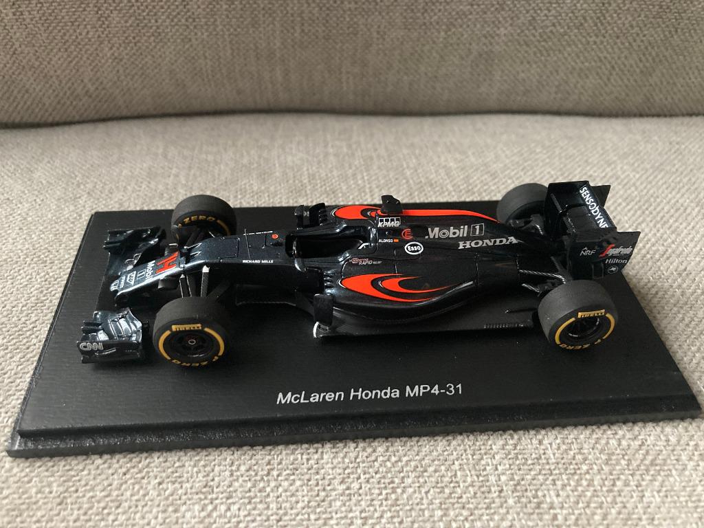 Fernando Alonso 1:43 2016 Mclaren Honda MP4-31 F1 TM1119, Ophalen of Verzenden, Nieuw, Formule 1