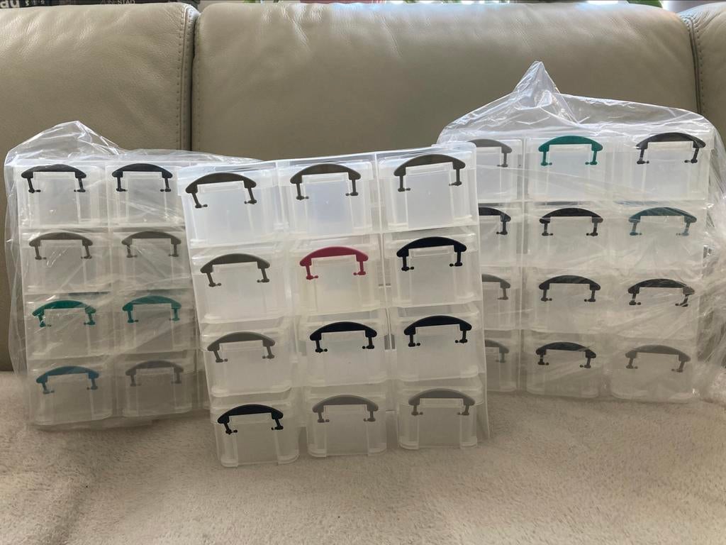 Opbergboxen met 12 bakjes, Hobby en Vrije tijd, Ophalen, Zo goed als nieuw