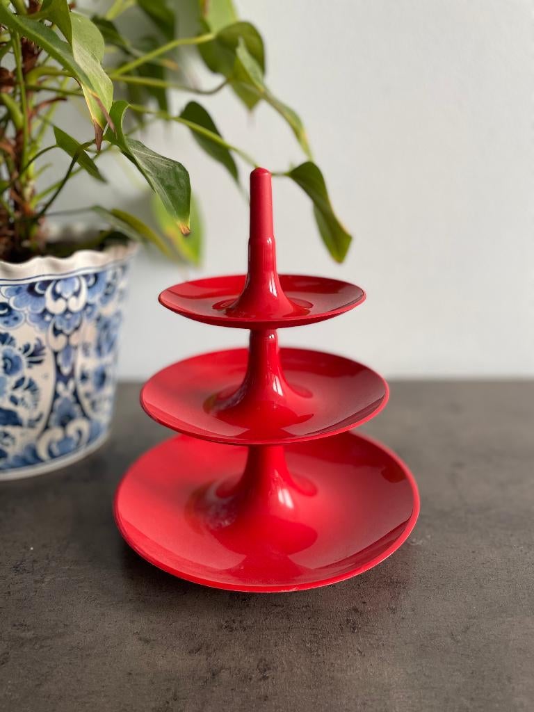 Vintage Koziol Babell drielaagse etagère, Ophalen, Zo goed als nieuw