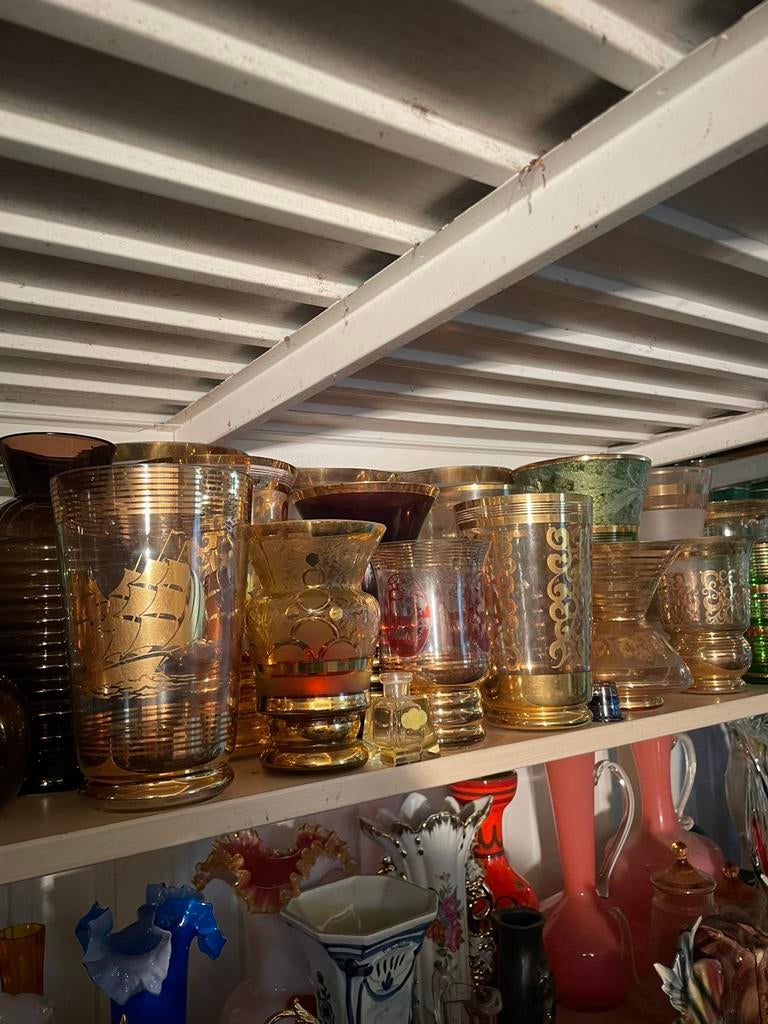 Grande collection de verres Booms (35 pièces), Enlèvement