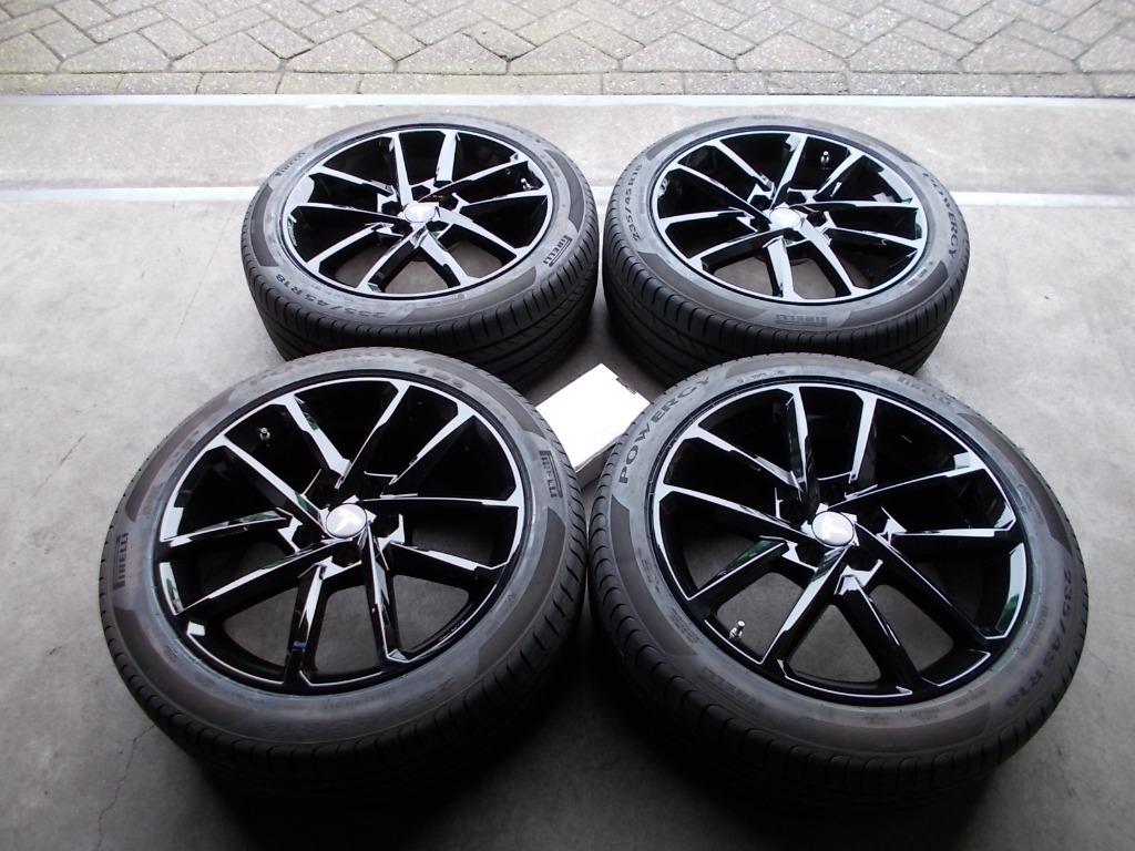 NIEUWE TESLA MODEL 3 VELGEN + NIEUWE BANDEN 235 45 R18 +TPMS, Ophalen of Verzenden, Nieuw