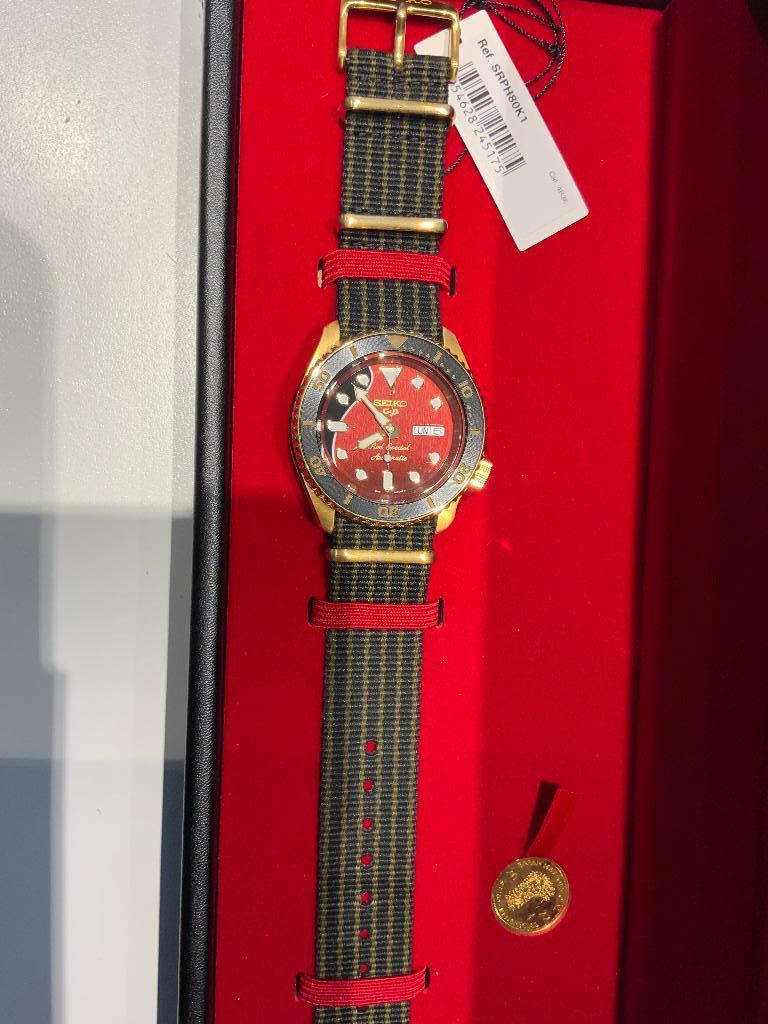 Montre Seiko limited édition, Ophalen of Verzenden, Nieuw, Polshorloge, Seiko
