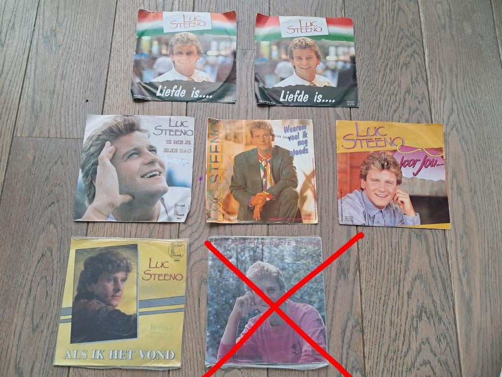 Singles Luc Steno : individueel aankopen per stuk, Ophalen of Verzenden, Zo goed als nieuw