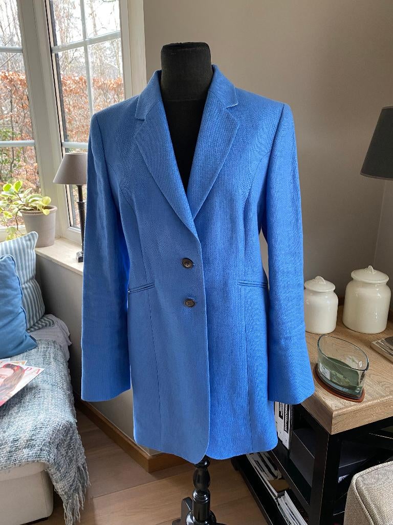 Blazer mi-long bleu vif SCAPA - 40, Taille 38/40 (M), Scapa, Enlèvement ou Envoi, Comme neuf