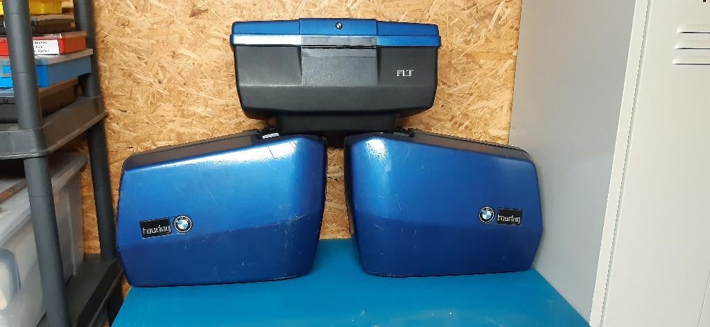 Originele BMW TourinKofferset (3-delig)  K75 / K100 / K1100, Ophalen, Gebruikt