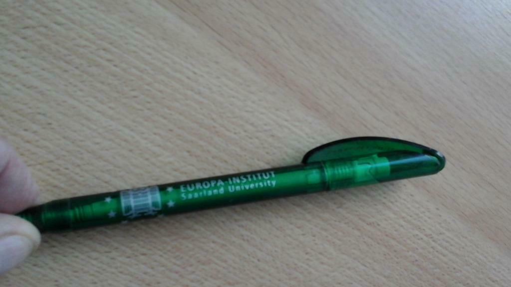bic  "europa institut Saarland university", Enlèvement ou Envoi, Comme neuf, Stylo à bille, Avec publicité