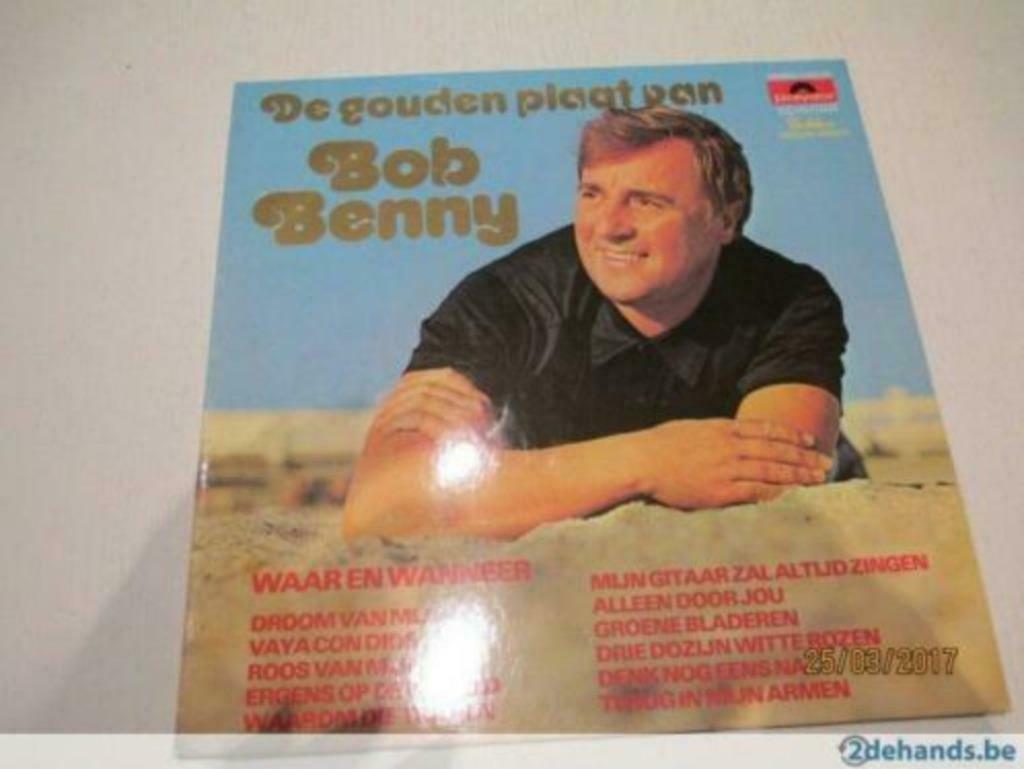 lp gesigneerd Bob Benny, Cd's en Dvd's, Vinyl | Nederlandstalig, Ophalen of Verzenden, Gebruikt, Levenslied of Smartlap