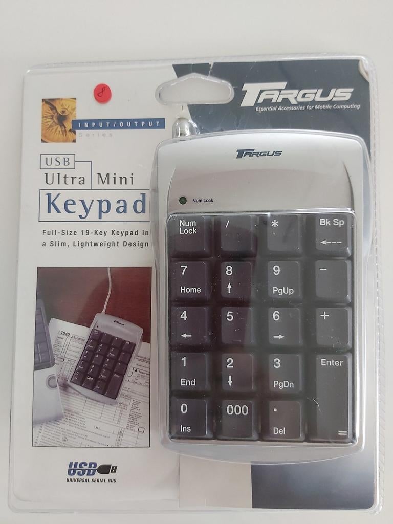 Targus USB Ultra Mini-toetsenbord, Nieuw, Numeriek, Ophalen of Verzenden, Targus