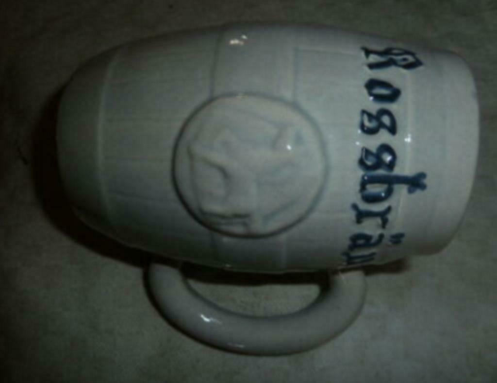 #J bier glas pul ROSSBRÄU 25cl " vorm bierton " Anglo Belge, Verzamelen, Ophalen of Verzenden, Nieuw, Bierglas