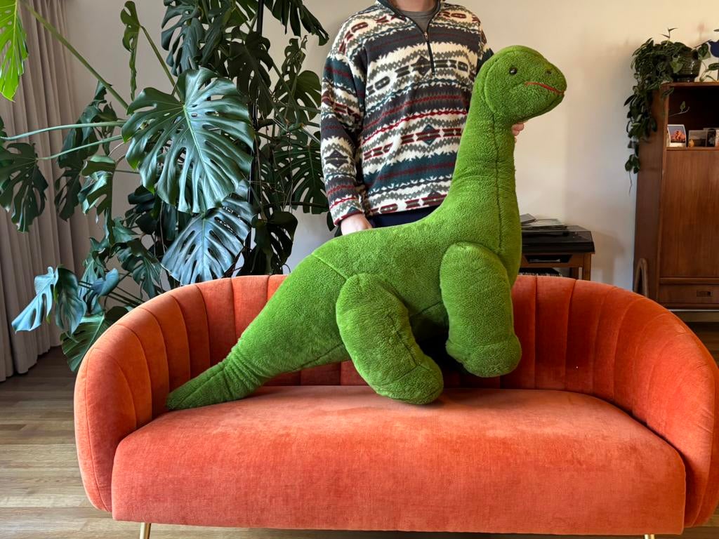 Retro dinosaurus knuffel, Ophalen, Gebruikt