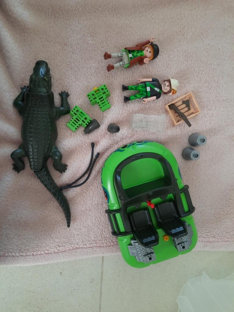 Playmobil krokodillenjacht boot 4446, Kinderen en Baby's, Speelgoed | Playmobil, Ophalen of Verzenden, Zo goed als nieuw