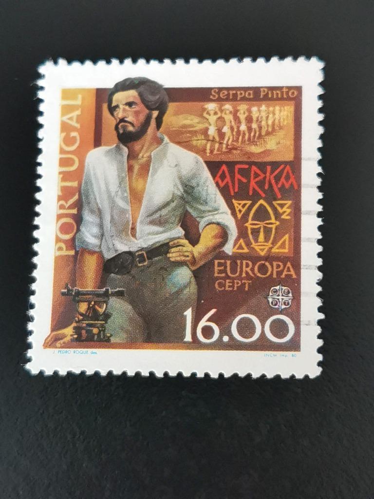 Portugal 1980 - Europa CEPT - bekende personen - Pinto, Ophalen of Verzenden, Portugal, Gestempeld
