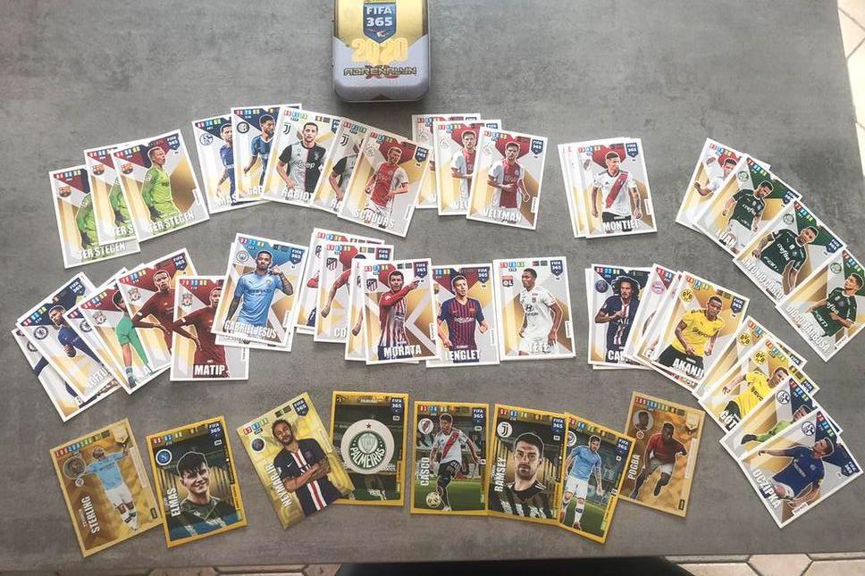 Adrenalyn Fifa 365 2020-kaartenset, Gebruikt, Meerdere plaatjes
