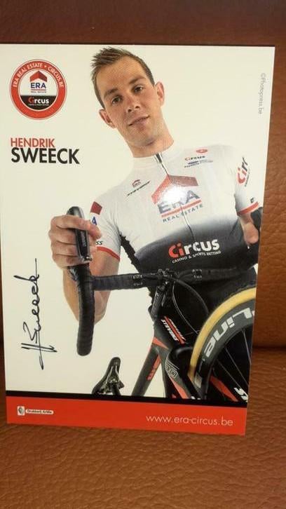 Wielrenners postkaarten, Hendrik Sweeck, Ophalen of Verzenden, 1980 tot heden, Gelopen, Sport en Spel