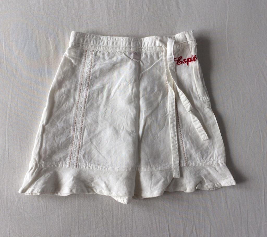 effen wit zomerrokje Esprit 4 j 104, Kinderen en Baby's, Kinderkleding | Maat 104, Gebruikt, Meisje, Ophalen of Verzenden, Jurk of Rok