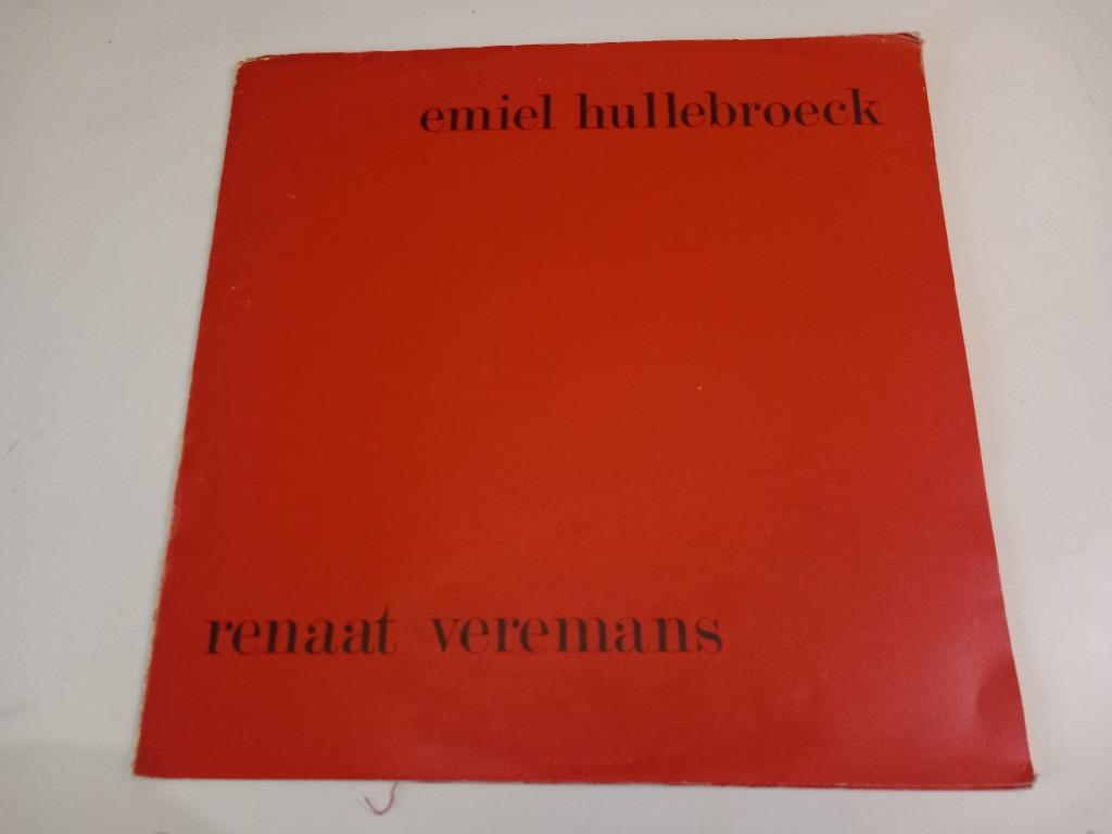 Vinyl LP Emiel Hullebroeck Liederen Renaat Veremans Folk, Ophalen of Verzenden, 12 inch