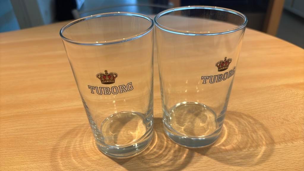 Tuborg bierglazen, Verzamelen, Ophalen, Zo goed als nieuw