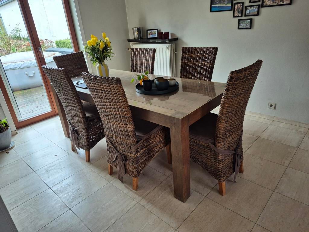 Eetplaats (tafel stoelen dressoir barkast salontafel), Ophalen