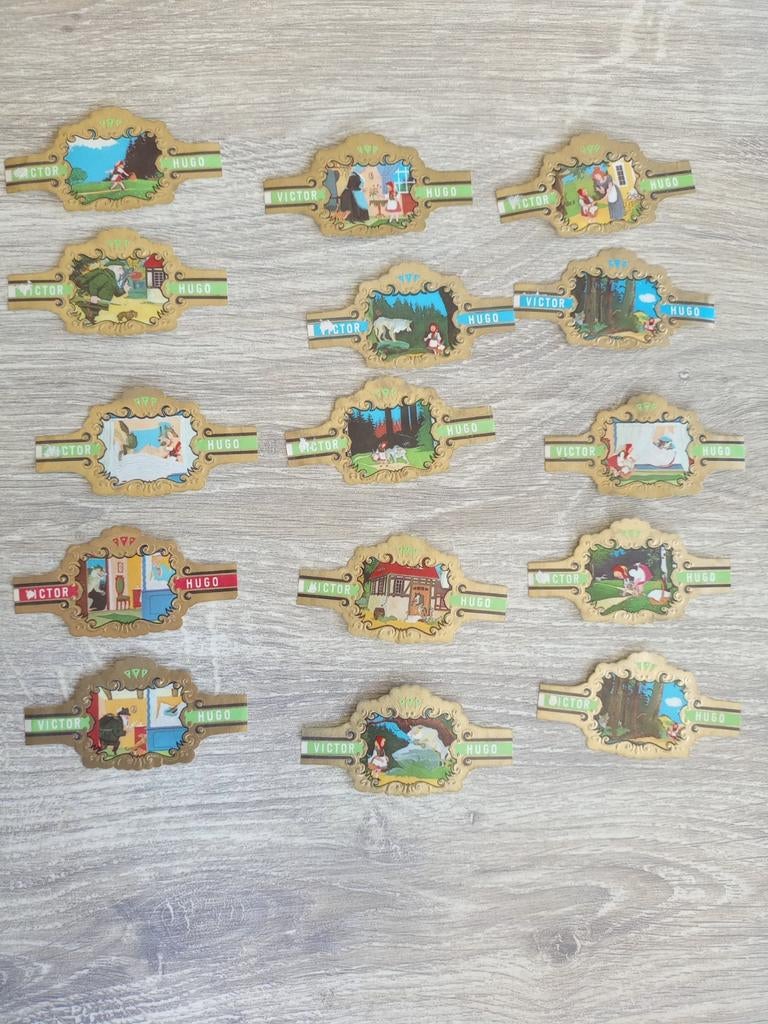 Sigarenbandjes Roodkapje, Hobby en Vrije tijd, Ophalen of Verzenden