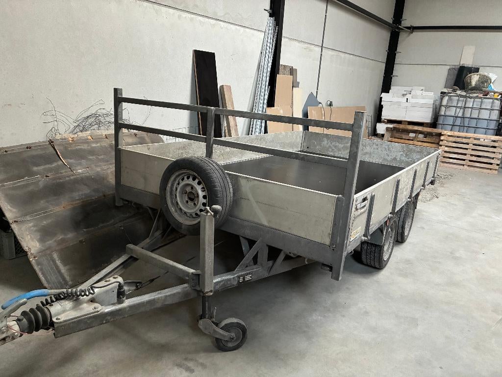 Aanhangwagen Helpo dubbelasser, Auto diversen, Aanhangers en Bagagewagens, Ophalen