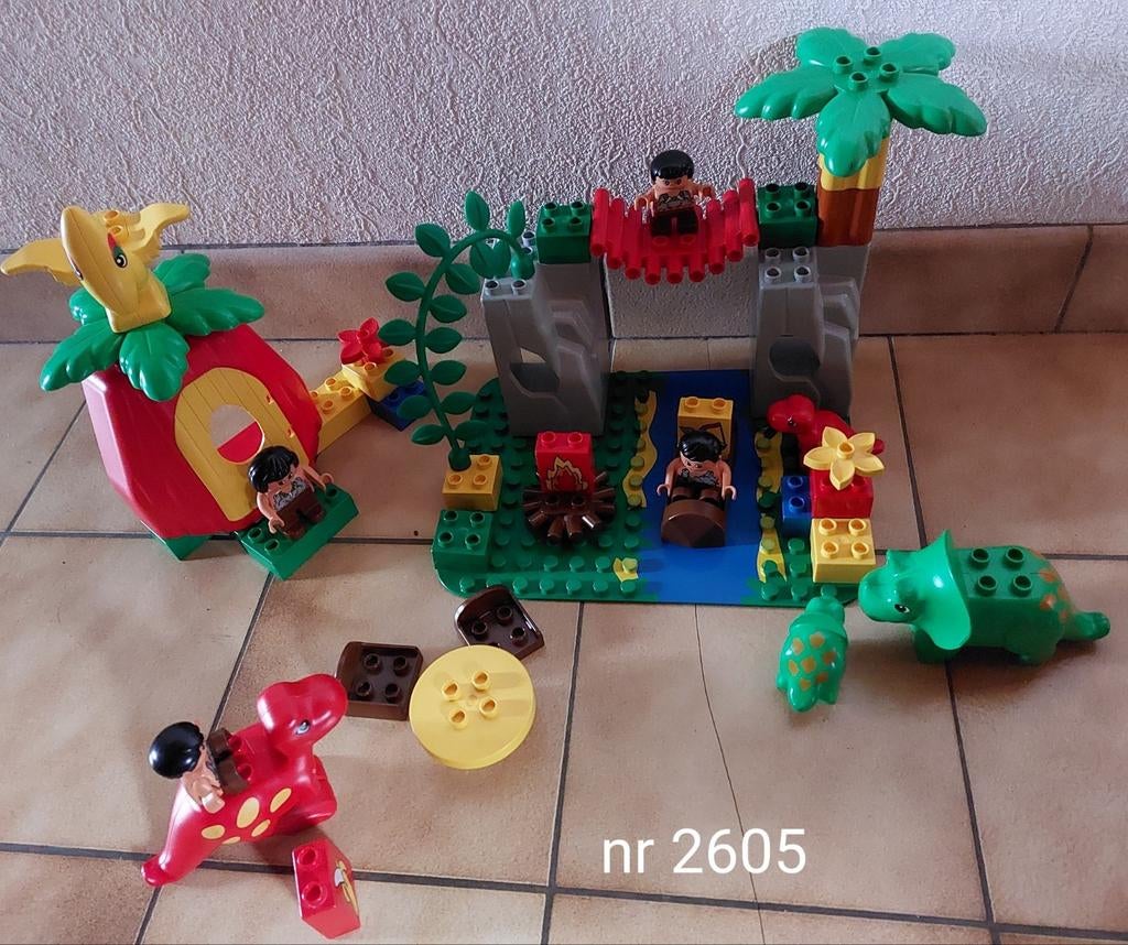 Lego duplo dino's nr 2605 (ci) zeldzaam uit 1997(*), Kinderen en Baby's, Ophalen of Verzenden, Zo goed als nieuw, Duplo