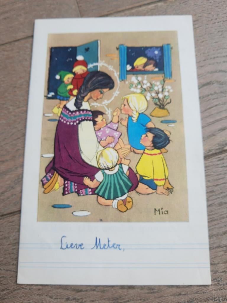 Nieuwjaarsbrief van Mia - Berlare 1964, Ophalen of Verzenden, Zo goed als nieuw