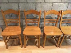 Eiken "boerkes" stoelen, Ophalen, Gebruikt, Bruin, Boerkes