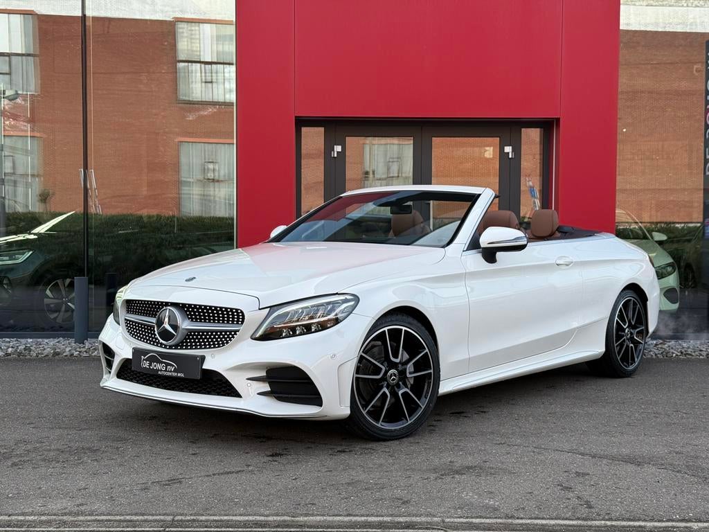 Mercedes C200 AMG Cabriolet/Led/Line/Dodehoek/Sfeer/Apple, Autos, Mercedes-Benz, Entreprise, Achat, Classe C, ABS, Caméra de recul