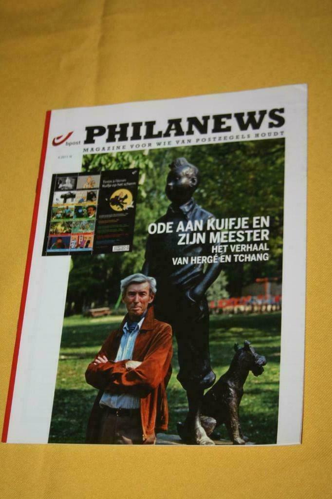 Philanews "ode aan Kuifje en zijn meester" ( Hergé ), Collections, Personnages de BD, Neuf, Livre ou Jeu, Tintin, Enlèvement ou Envoi
