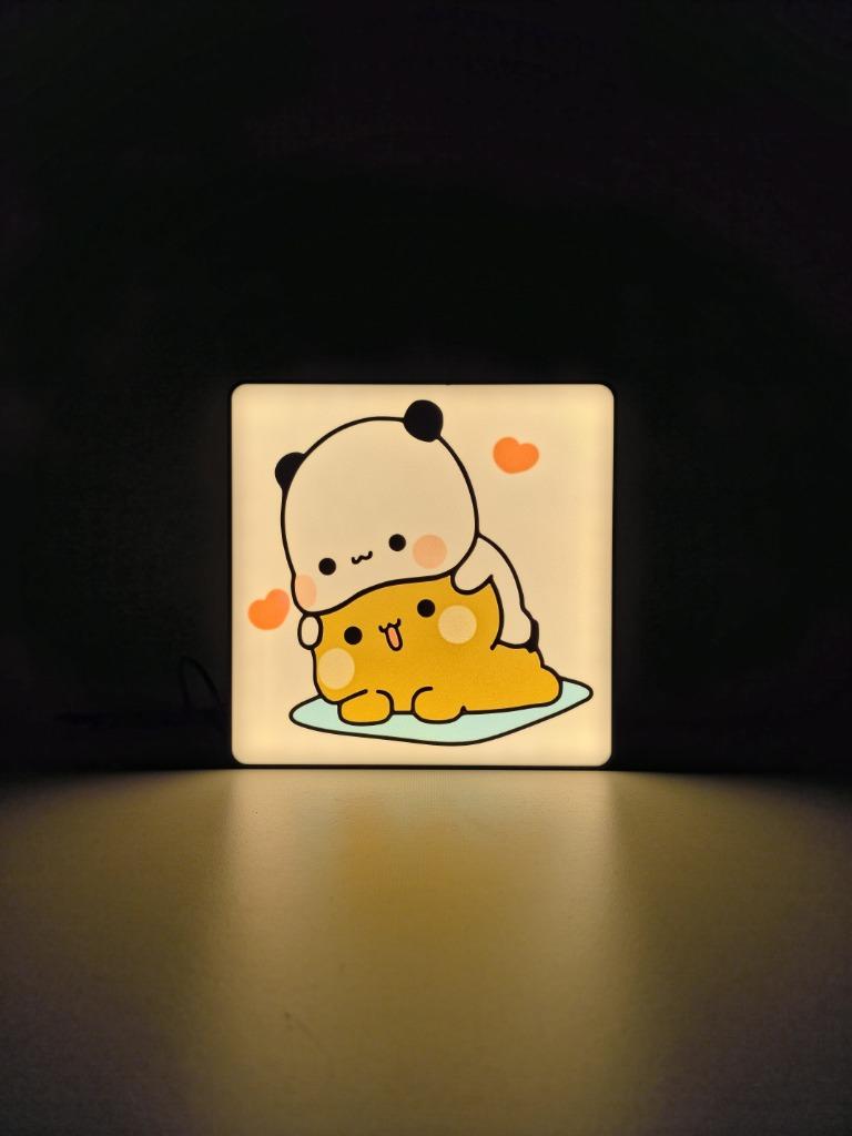 Lampe LED en peluche Bubu & Dudu - Veilleuse USB, Neuf, Autres culots, Enlèvement ou Envoi, Moins de 30 watts